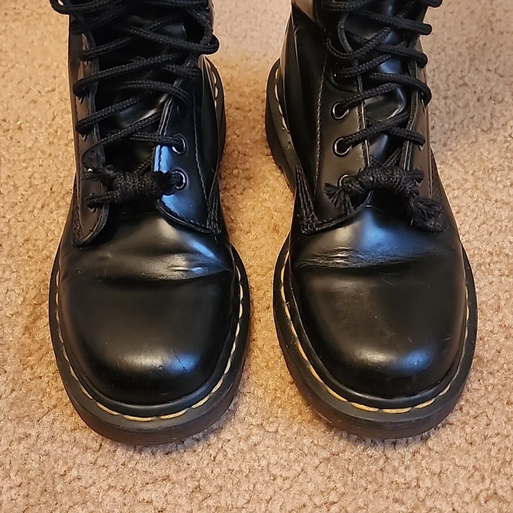 Dr. Martens 20 eyes 9663 Moto Lace-up Boots - Picture 4 of 16